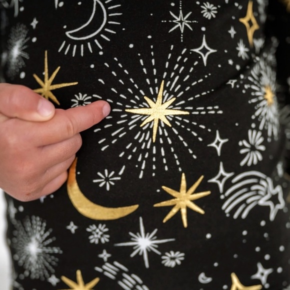 Little Sleepies Celebration Stars Dress 7 - Picture 5 of 7